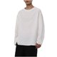 thumbnail image 1 of pstuiky manga larga de hombre, Blusa informal de color liso con cuello redondo y manga larga para hombre Tops de talla grande para hombre xl, 1 of 3