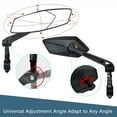 thumbnail image 4 of Bicycle Rearview Mirror Adjustment For 360 Rotation Adjustment For Single Bike Bicycle Electric Bike Motorcycle Reflector Single right side, 4 of 8