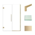 thumbnail image 4 of Transolid Ehtb495257610c-T Elizabeth 76" High X 49-1/2" Wide Hinged Semi Frameless Shower, 4 of 7