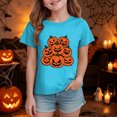 thumbnail image 2 of boobe Halloween Shirts for Girls Cute Shirt Fall T-Shirt Graphic Tees Casual Short Sleeve Tops, 2 of 6