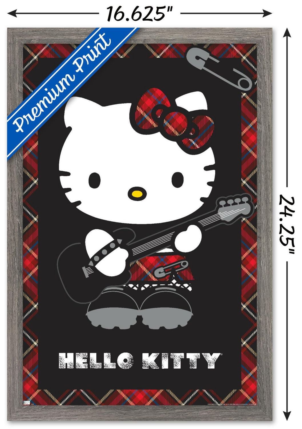 Hello Kitty - Punk Wall Poster, 22.375" x 34"