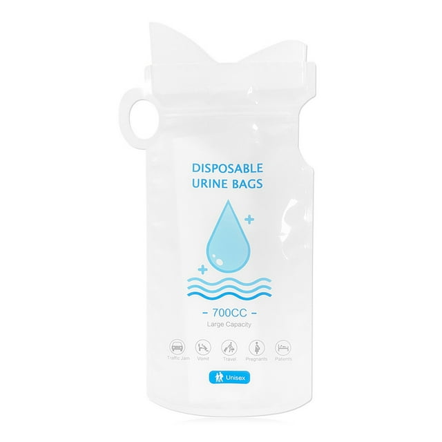 CEHVOM Sac d'Urine Portable Jetable pour Hommes et Femmes pour Voyage Longue Distance Camping Extérieur Mini Toilette