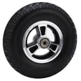 thumbnail image 3 of Wheelchair Wheel Replacement Solid PU Reinforced Aluminum Alloy Hub Walker Accessories 193mm 26s, 3 of 5