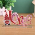 thumbnail image 3 of Kit de adornos de escritorio hechos a mano Crystal Valentines Day DIY Diamond Painting Craft Hugtrwg Para estrenar, 3 of 7