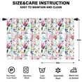 thumbnail image 2 of Blackout Kids Curtains,Pioneer Flower Floral Print Pattern Childrens Insulated Curtains Set Of 2,Bedroom Essentials,Toddler Room Decor 52"x63", 2 of 5