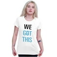thumbnail image 3 of We Got This Religious Jesus Christ Womens Slim Fit Graphic Tee Brisco Brands S, 3 of 5
