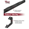 thumbnail image 6 of TAC Side Steps Running Boards Fit 2024 TOYOTA TACOMA DOUBLE CAB Truck Pickup 3” Texture Black Side Bars Nerf Bars Off Road Accessories, 6 of 8