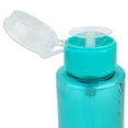 thumbnail image 2 of Pana High Quality 10oz Liquid Pump Dispenser With Alcohol Label - Teal (2 Bottles), 2 of 3