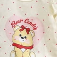 thumbnail image 4 of Povozer Toddler Baby Girl Clothes Summer Outfits Flutter Sleeve Flower Embroidered Tops and Shorts Set,Size 18-24 Months,Light Yellow, 4 of 4