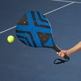 thumbnail image 4 of DYNWAVECA Padel Racket Professional Entertainment Sturdy Non Slip,Training,Outdoor Sports with Storage Bag Tennis Racquet Lightweight Blue Black, 4 of 5