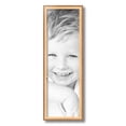 thumbnail image 2 of ArtToFrames 7x22" Gold And Stained Brown Picture Frame, Gold Wood Poster Frame, with Regular Acrylic and 2 (FBPL-4766), 2 of 7