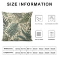 thumbnail image 5 of COMIO Green Leaves Throw Pillow Cover Herbs Fern Botanical Foliage Vegetation Nature Seeded Twig Luxury Pillow Case Decorative Men Women Boy Girl Room Cushion Cover for Home Couch Bed, 5 of 5