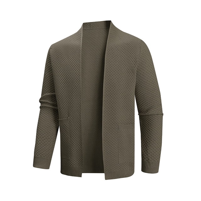Cardigans pour Hommes, à la Mode, Ajustement Slim, Superposition et Tenue Décontractée