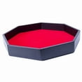 thumbnail image 2 of Plateau à dés en Faux Cuir Octogonal Solide Simple Porte-Dés Plateau Table Plateau à dés, 2 of 10