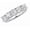 Diamond, variant on 1 to 6 Carat Round 5 Stone Platinum LAB GROWN Gemstone and LAB GROWN Diamond Wedding Band (1ct Center, AAAA Heirloom Quality) Emerald 1 Carat Size: 5