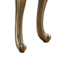 thumbnail image 3 of Benzara Wooden End Table With Marble Top, Gold, 3 of 9