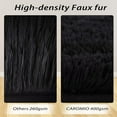 thumbnail image 3 of CAROMIO 9' x 12' Large Modern Shag Rugs for Living Room Fluffy Soft Area Rug Plush Carpet for Bedroom Indoor Luxury Fuzzy Rug, Black, 3 of 5