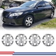 thumbnail image 2 of 16" Set of 4 Hubcaps Wheel Rims Cover for 2007-2011 Toyota Camry /2007-2011 Toyota Camry Hybrid Compatible with Steel Wheels Snap on Installation(16-inch,Chrome), 2 of 9