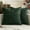 Blackish Green, variant on Fall Pillow Covers18x18 Inch, Velvet Throw Pillow Covers Soft Cozy Solid Decorative Luxury Cushion Cases for Couch Sofa Bed Living Room Bedroom