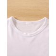 thumbnail image 3 of Girls' Casual Cotton T-Shirt | Colorful Heart Print | Round Neck, Short Sleeve | Multi-Color Graphic Tee for Spring/Summer | Machine Washable | Ideal for Everyday & Outdoor Activities, Everyday Girls, 3 of 7