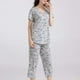 Hauts de Nuit pour Femmes avec Pantalons Capri Pyjama Sets – image 5 sur 5