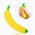 thumbnail image 1 of Fiudx Juguete Antiestrés, Lindo Juguete de Plátano Simulado para Apretar, Pelota Antiestrés Súper Suave de Crecimiento Lento, Divertido y Atractivo para Liberar Emociones, Regalo para Familiares y Am, 1 of 2