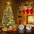 thumbnail image 2 of Christmas Tree Topper Stars Battery 11 LED RGB Christmas Decoration Topper Star Indoor Waterproof Glitter Star Tree Lights with Timer Function for Chr, 2 of 4