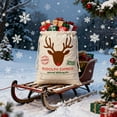 thumbnail image 3 of Aspire 6 PCS Large Christmas Giant Drawstring Bags, Reusable Canvas Gift Bags Storage, Christmas Decorations, 3 of 10