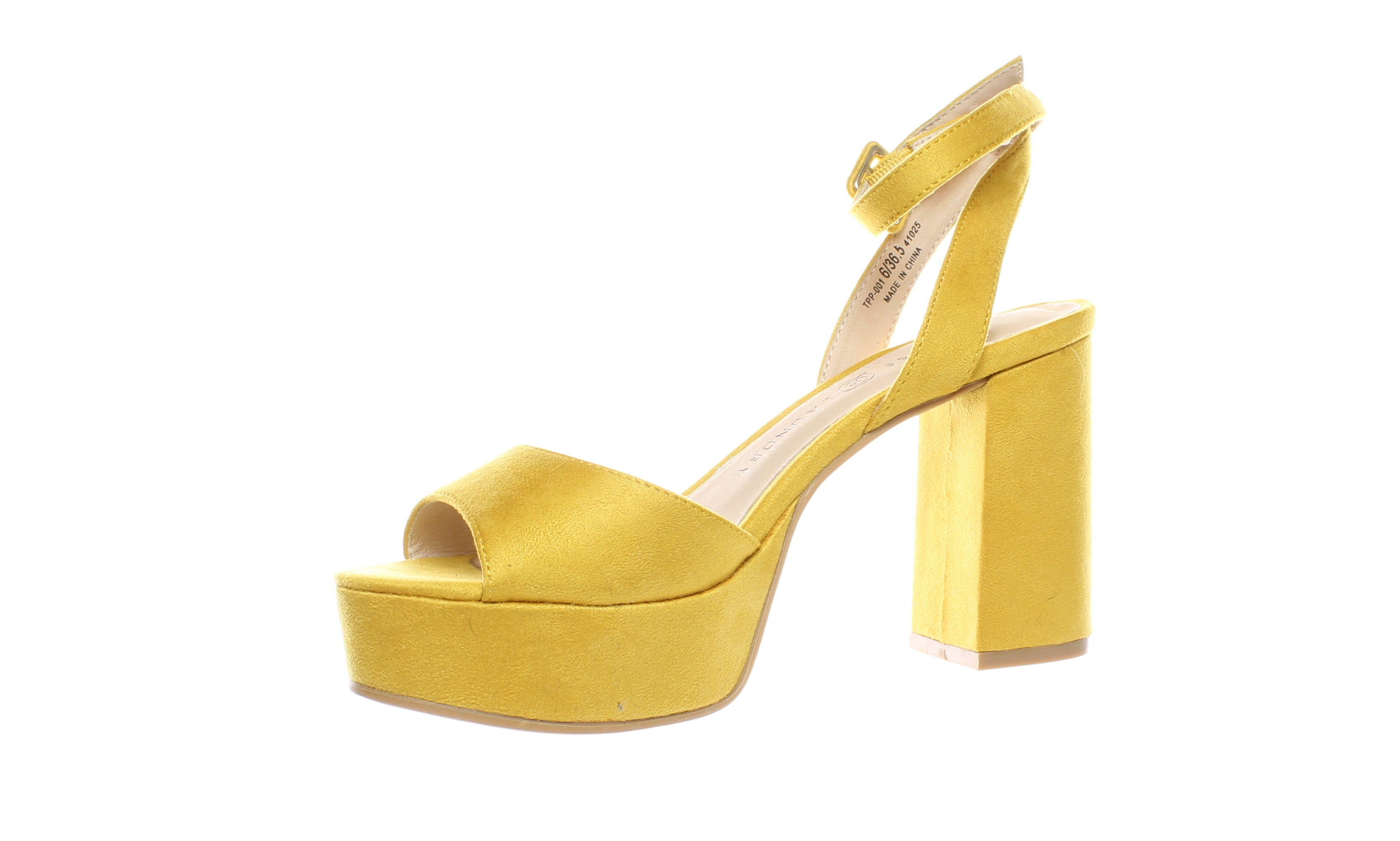 sunflower yellow heels