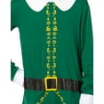 thumbnail image 4 of Elf Holiday Classic Movie Men's Buddy The Elf Tight Fit Long Sleeve Long Pant Loungewear Sleep Pajama Set, 4 of 7