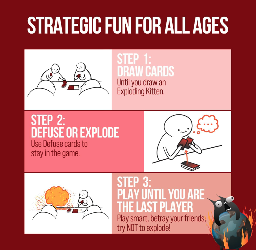 Exploding Kittens Original Edition Card Game photo 4