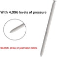 thumbnail image 2 of 2 Pack Stylus Pen for Galaxy S25 Ultra, High Sensitivity Touch Screen S Pen Replacement, Fine Tip for Writing Drawing, No Bluetooth Needed, Light Gray, 2 of 6