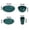 Multicolor, variant on 16 Piece Dinnerware Set, Tableware Combo, Dark Colored High End Bowl Cup Plate Kit, Durable Exquisite Daily Supplies For Family Dinner, Daily Catering, Housewarming Gift