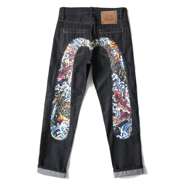 Pantalones de chándal con bordado de mariposa a rayas y cinta amarilla para hombres y mujeres, pantalones de chándal para correr, pantalones casuales con cordón, alta calidad