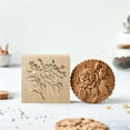 thumbnail image 5 of Wooden Moulds for DIY Baking Embossing and Decorative Craft Kitchen Tools, 5 of 5