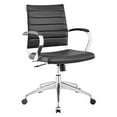 thumbnail image 2 of Modway Jive Office Chair, Mid Back, Black, 2 of 4