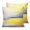 White Gray Yellow, variant on Waterproof Outdoor Throw Pillows with Inserts 18"x18" Set of 2, Yellow Gray Soft Decorative Pillowcases for Couch Bedroom, Contemporary Abstract Oil Painted Art Pillow Covers for Sofa Living Room