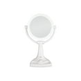 thumbnail image 1 of Zadro Max Bright Sunlight Dual Sided Vanity Mirror, White, 10X/1X Magnification, 1 of 3