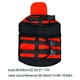 thumbnail image 3 of Chaleco salvavidas para perros medianos | Chaleco de poliéster ajustable de alta flotabilidad | Rojo | Mango de rescate, resistente a desgarros, transpirable, tamaños XS-XL | Equipo de natación, 3 of 7