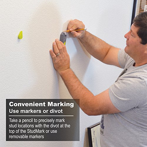 Powerful Rare Earth Magnets Marks up to 5 Stud Locations Markers Only No Batteries Needed Calculated Industries 7355 StudMark Magnetic Stud Finder 5 Removable Magnet Marker Set Compact
