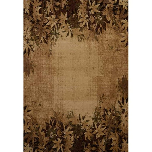 United Weavers 511 29859 69 5 Pi 3 Po x 7 Pi 6 Po Design Contours CEM Automne Trace Zone Tapis&44; Caramel