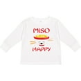 thumbnail image 3 of Inktastic Kawaii Miso Happy Boys or Girls Long Sleeve Toddler T-Shirt, 3 of 5