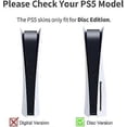 thumbnail image 2 of Pegatina de la versión de unidad óptica de PS5, diseño genial de PS5, mango del controlador, para consola y controlador de PS5, pegatina adorable, diseño lindo, anime de dibujos animados, 2 of 5