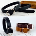 thumbnail image 5 of Fashion Luxury Design  Casual Jeans Belt Waist Strap Student Waistband Leather Belt COFFEE, 5 of 8