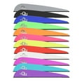 thumbnail image 2 of Q2i DV-X 4" Shield Cut Arrow Vanes-Fletching with Tri-Fusion Tech, White (100 Pk), 2 of 8