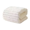 thumbnail image 2 of Bcylexb Soft Ribbed Stripe Bath Towels, 28"x 55" Ultra Absorbent Microfiber Towel with Textured Stripes for Bathroom Shower Gym Hotel Quick Dry, 2 of 6