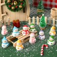 thumbnail image 4 of Figuritas de Muñeco de Nieve Navideño JUNEBRUSHS Mini de Resina 50 Piezas, 4 of 7