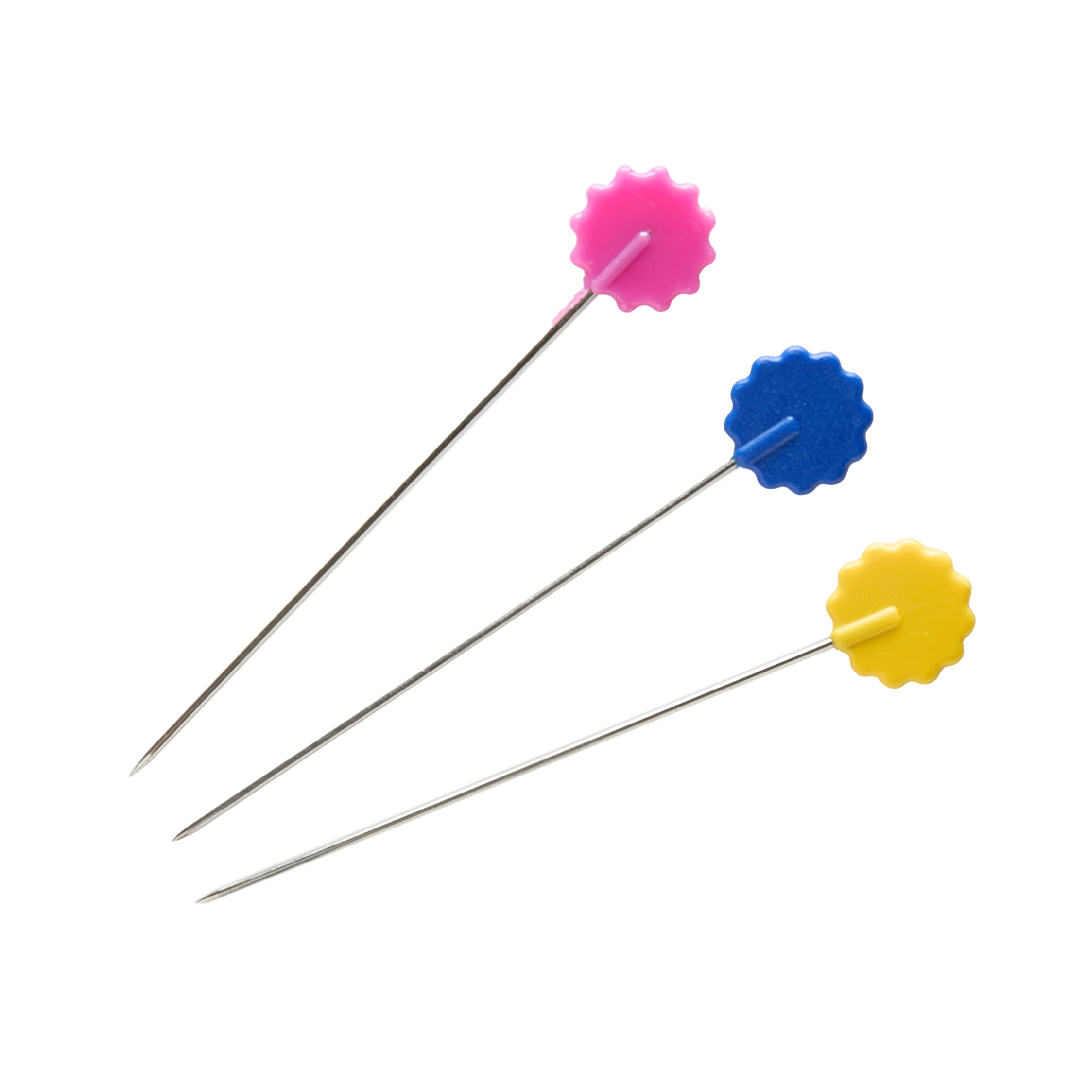 Hello Hobby Flat Flower Sewing Pins - 100 Count
