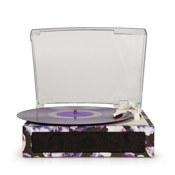 Crosley Fusion Turntable Vinyl Record Player with Speakers, Wireless Bluetooth, and Record Carrying Case - Audio Turntables