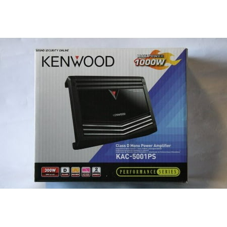 Kenwood KAC-5001PS 1,000-Watt Class D Mono Power Amplifier with